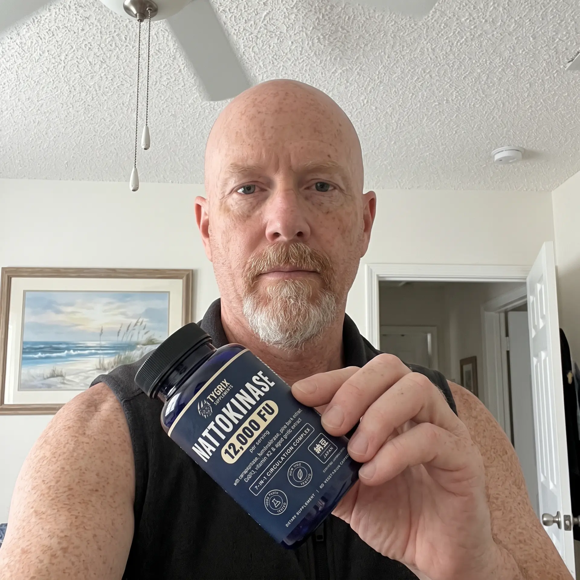Tygrix customer photo 1, holding Nattokinase Circulation Complex